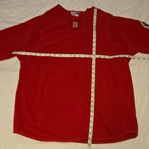 Red Sox Majestic Red Sweatshirt with Embroidered B Logo